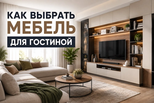 Как выбрать мебель для гостиной